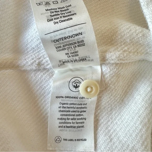 Outerknown Blanket Shirt, White, XS/Small - Picture 12 of 14
